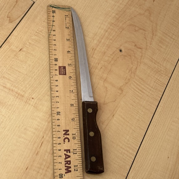 Vintage Washington Forge Yorktowne Fillet Boning Knife Brazil Wood Handle 12.25" - Picture 3 of 11